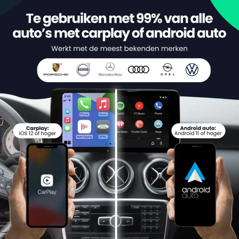 Trådløs Biladapter til CarPlay & Android Auto – Nem Forbindelse