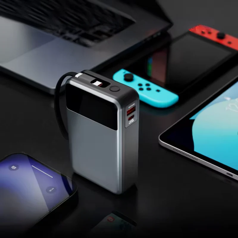 Kraftfuld 20000mAh Powerbank med 65W PD Hurtigopladning