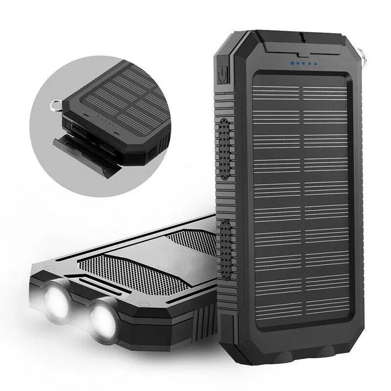 Solcelle Powerbank 500,000mAh – Altid Energi Ude i Naturen