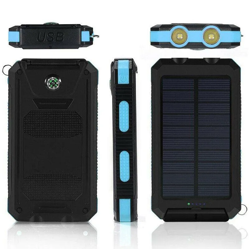 Solcelle Powerbank 500,000mAh – Altid Energi Ude i Naturen