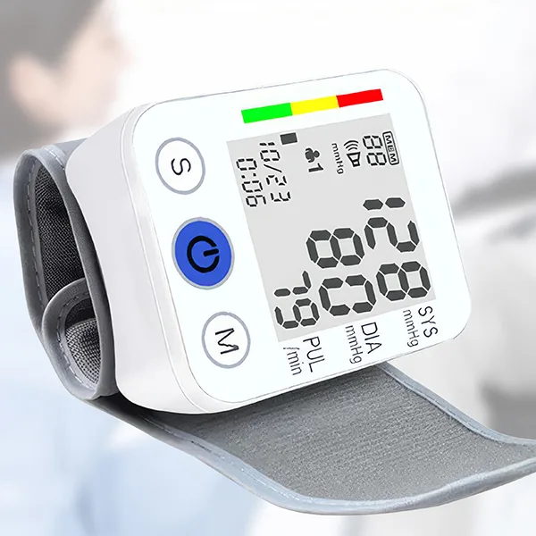 Digital Blodtryksmåler med LCD Skærm og Justerbart Armbånd