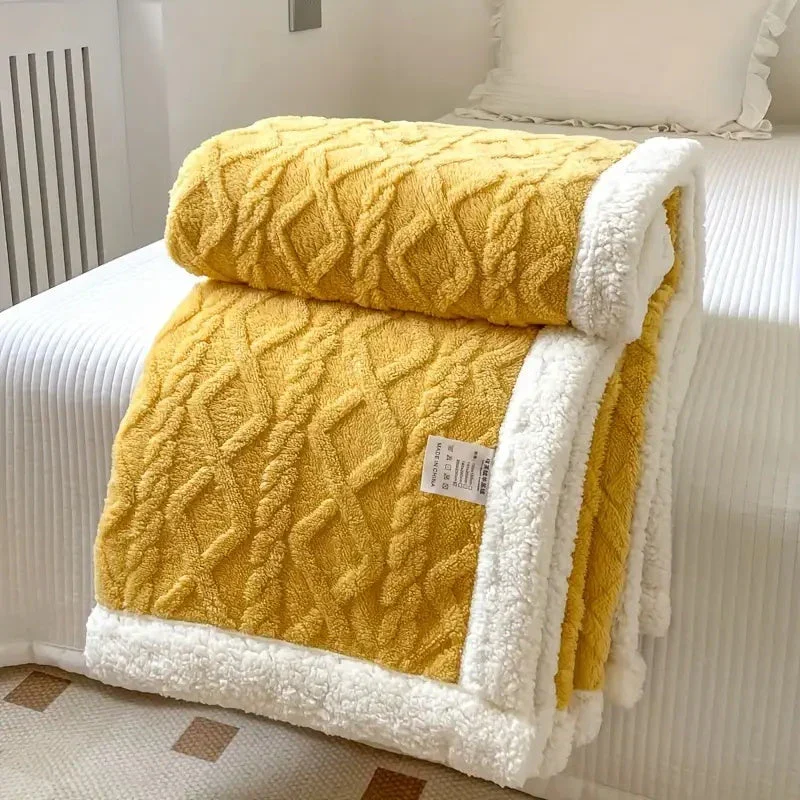 Vendbar Sherpa Tæppe i Fleece - Komfort og Stil i Ét