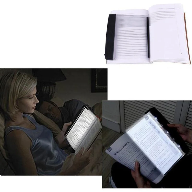 Bærbar læselampe med justerbart LED-lys og USB-opladning