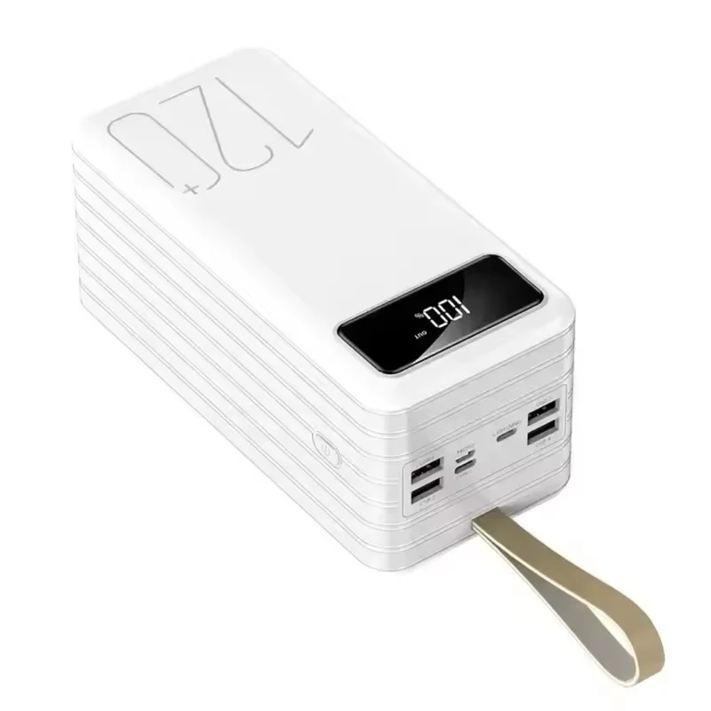 Kraftfuld Powerbank 120000mAh – Hurtig 66W Opladning