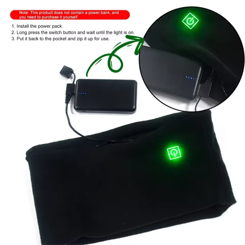Elektrisk Varmet Krave – Justerbar Varme & USB Opladning