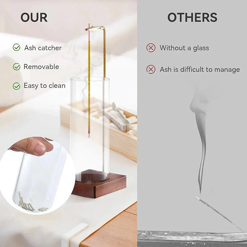 Glasrøgelsesholder med Intens Aroma og Minimal Rengøring