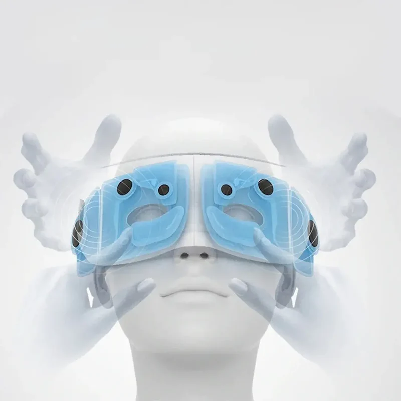 Effektiv Øjenmassager med Luftkompression og Vibration