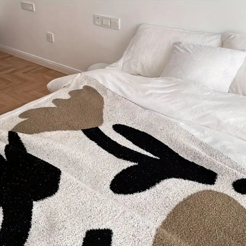Luksuriøst Hyggetæppe i Mikrofiber til Varme og Komfort