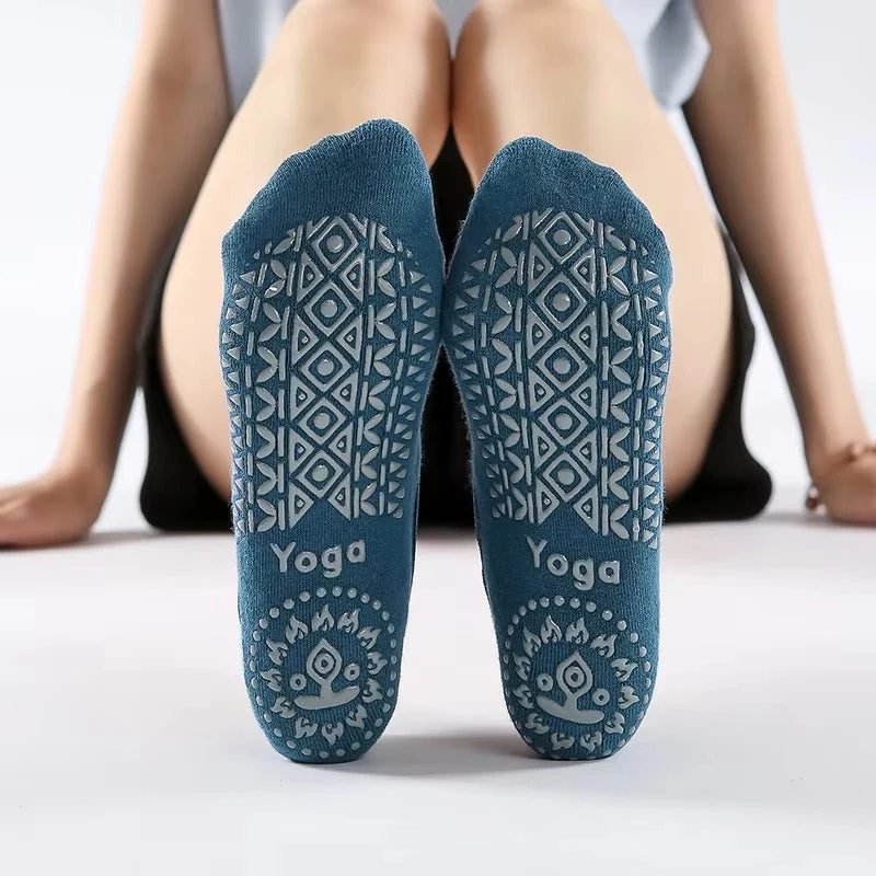 Skridsikre Yoga Sokker for Stabilitet og Komfort