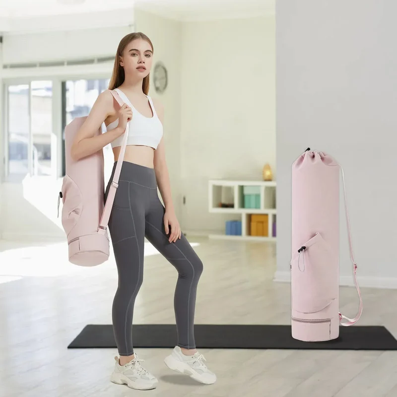 Yogamåttetaske med ekstra plads og vandafvisende design