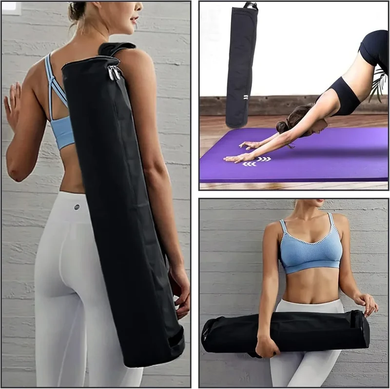 Yogamåttetaske med ekstra plads og vandafvisende design