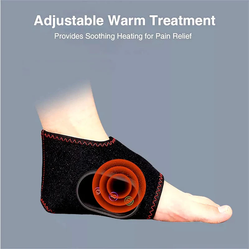 Trådløs Ankelmassage: Lindring med Varme & Vibration