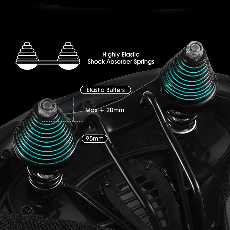 Ergonomisk Cykelsadel med Memory Foam for Ultimativ Komfort