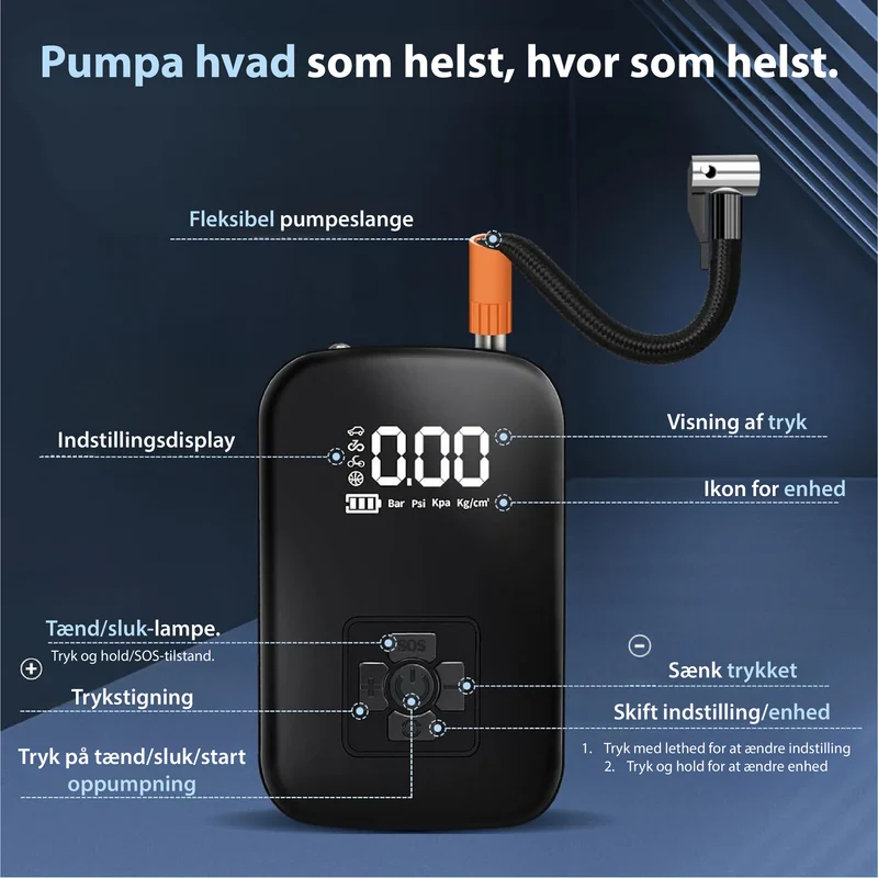 Multifunktionelt Bilhåndtag med Sikkerhedsfunktioner