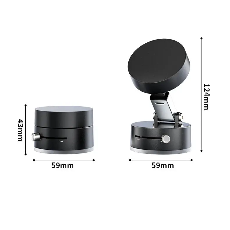 Magnetisk Mobilholder med Vakuum - Sikkerhed & Komfort i Bil