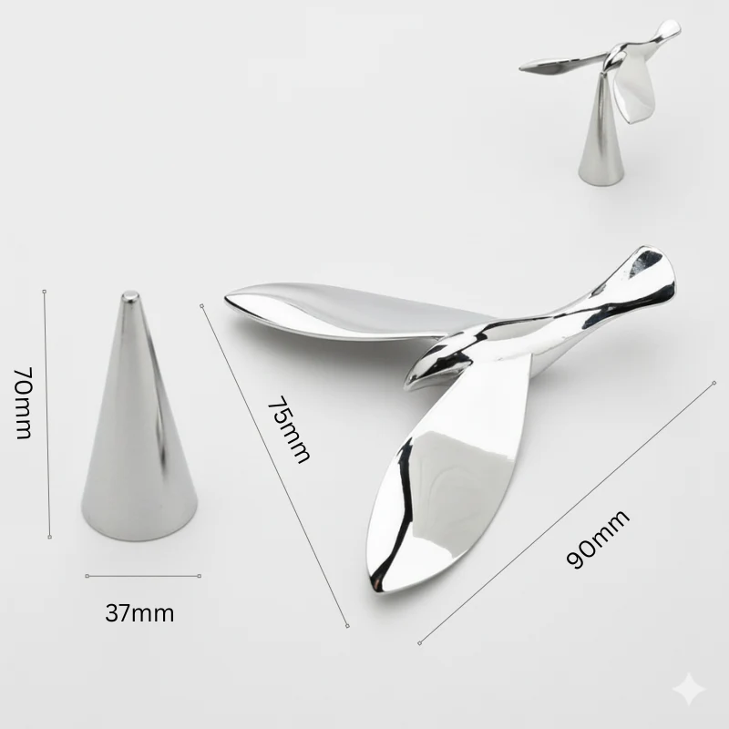 Elegant Fugleformet Flaskeåbner i Holdbart Metal