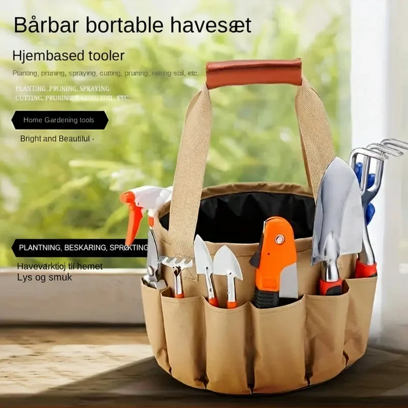 Effektivt Havekit med Ergonomiske Redskaber og Taske