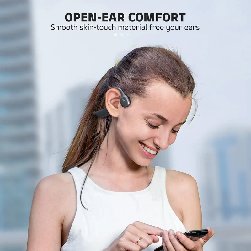 Bone Conduction Hovedtelefoner: Sikker Lyd og Komfort Hele Dagen