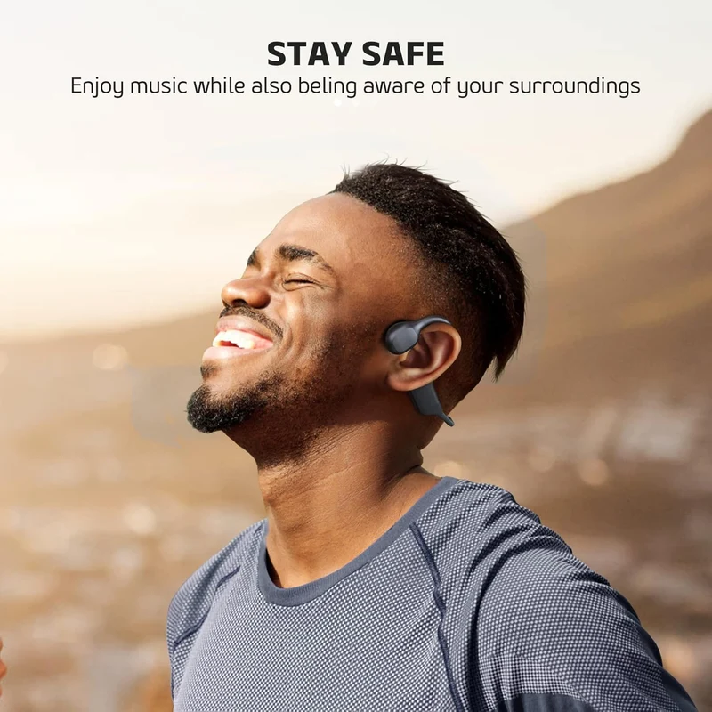 Bone Conduction Hovedtelefoner: Sikker Lyd og Komfort Hele Dagen