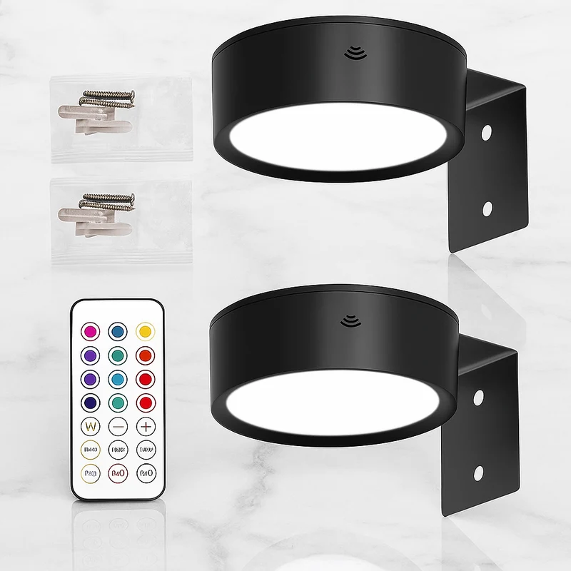 Fleksibel Magnetlampe til Malerier - 13 Farver, Trådløs & Elegant