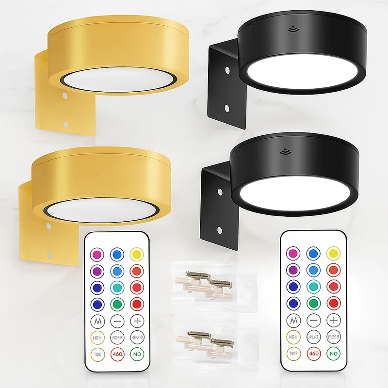 Fleksibel Magnetlampe til Malerier - 13 Farver, Trådløs & Elegant