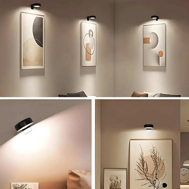 Fleksibel Magnetlampe til Malerier - 13 Farver, Trådløs & Elegant