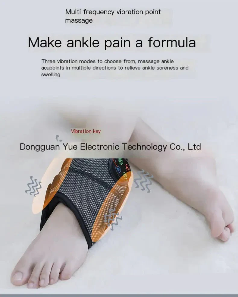 Effektiv ankelmassager med varme og vibration