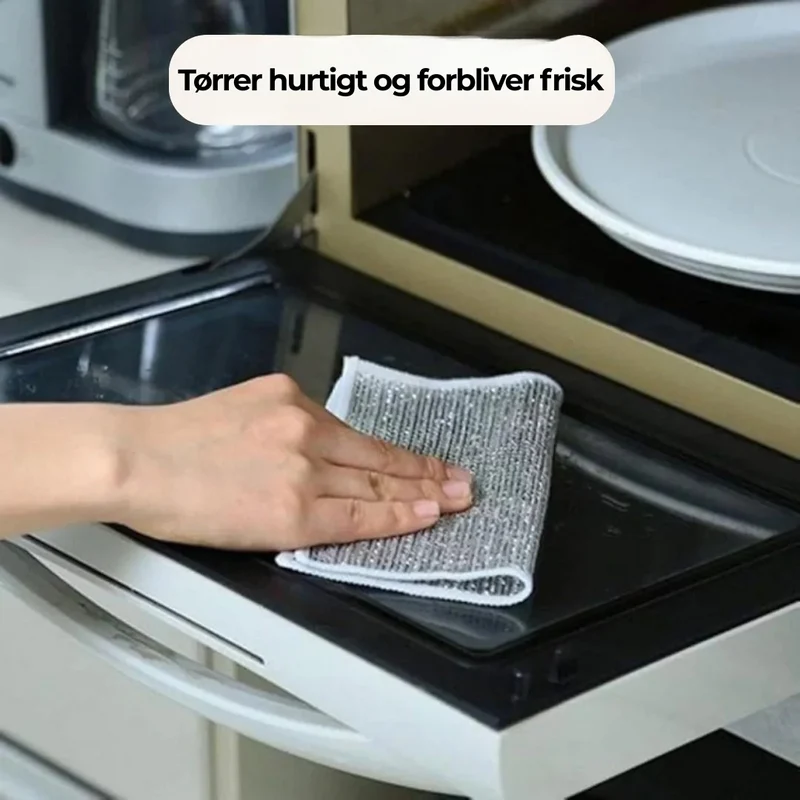 Effektiv Ståltrådsklud: Skånsom Rengøring Uden Kemikalier