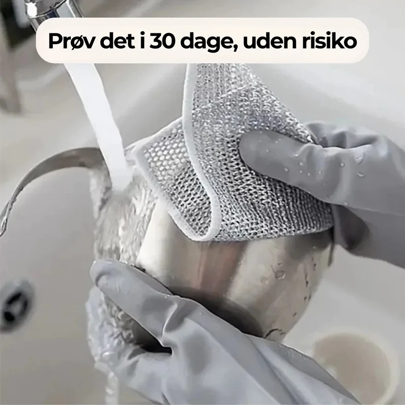 Effektiv Ståltrådsklud: Skånsom Rengøring Uden Kemikalier