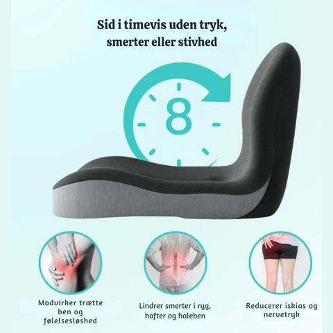Ergonomisk Sædepude til Smertelindring og Optimal Komfort