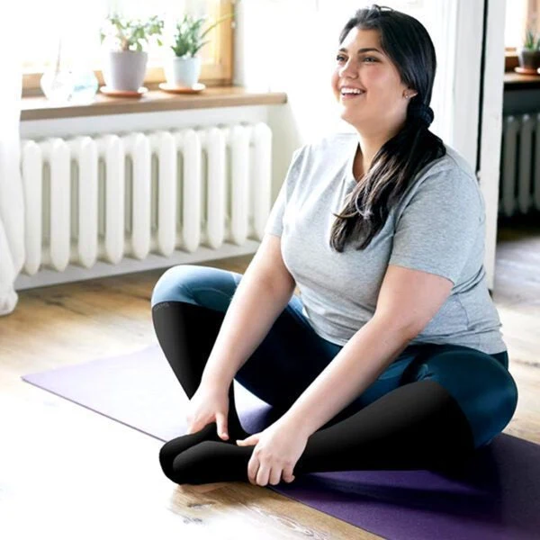 Komfortable Plus Size Kompressionsstrømper med Optimal Støtte