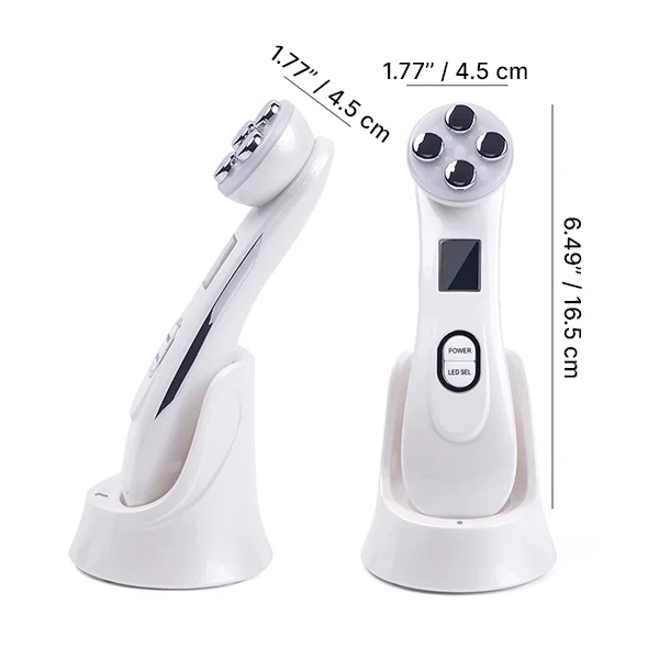 Effektiv Ansigtsmassager med Mikrostrøm og Vibration