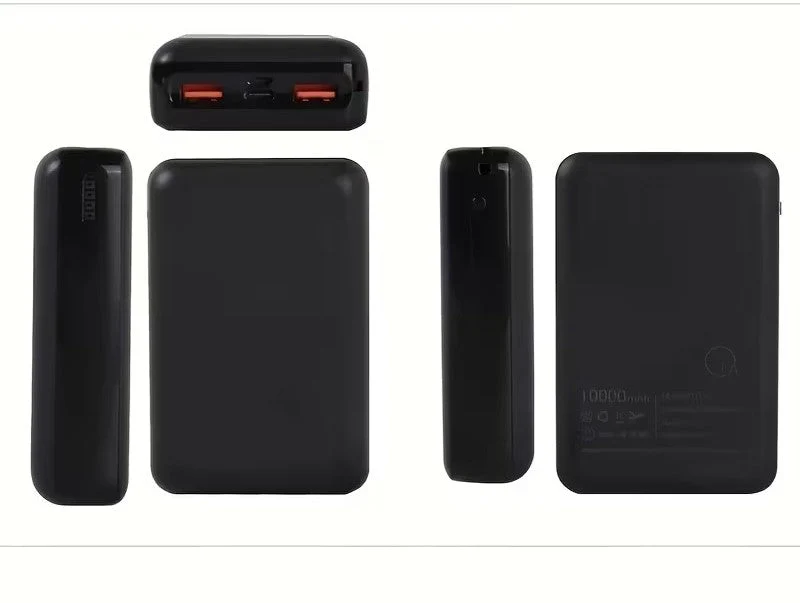 Kompakt Powerbank 10000mAh - Hurtig Opladning & USB Kompatibel