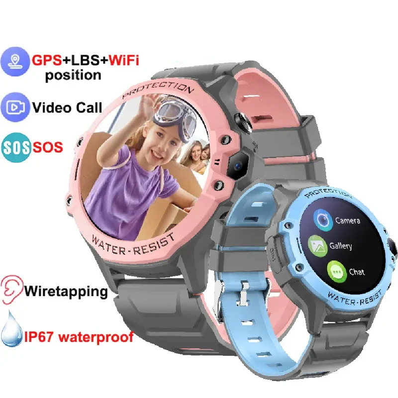 Børnesmartwatch med GPS & SOS – Sikkerhed & Kommunikation
