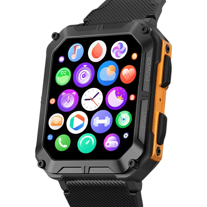 Elegant Smartwatch i Rustfrit Stål med Bluetooth 5.0