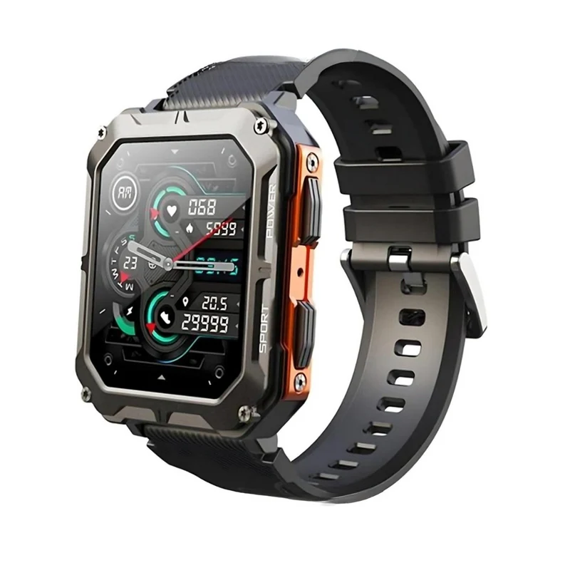 Avanceret Smartwatch med Lang Batterilevetid og iOS/Android