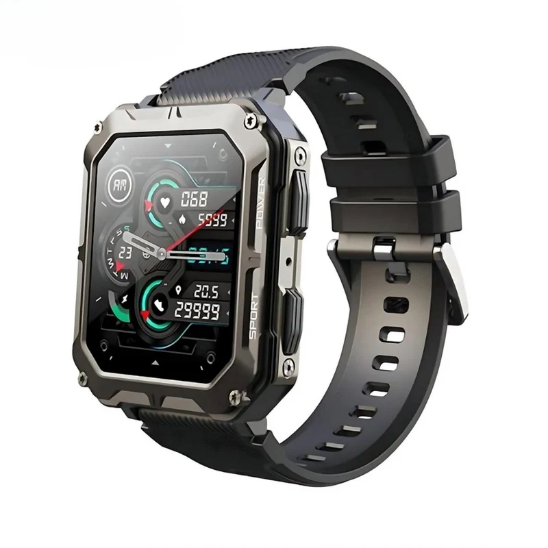 Avanceret Smartwatch med Lang Batterilevetid og iOS/Android