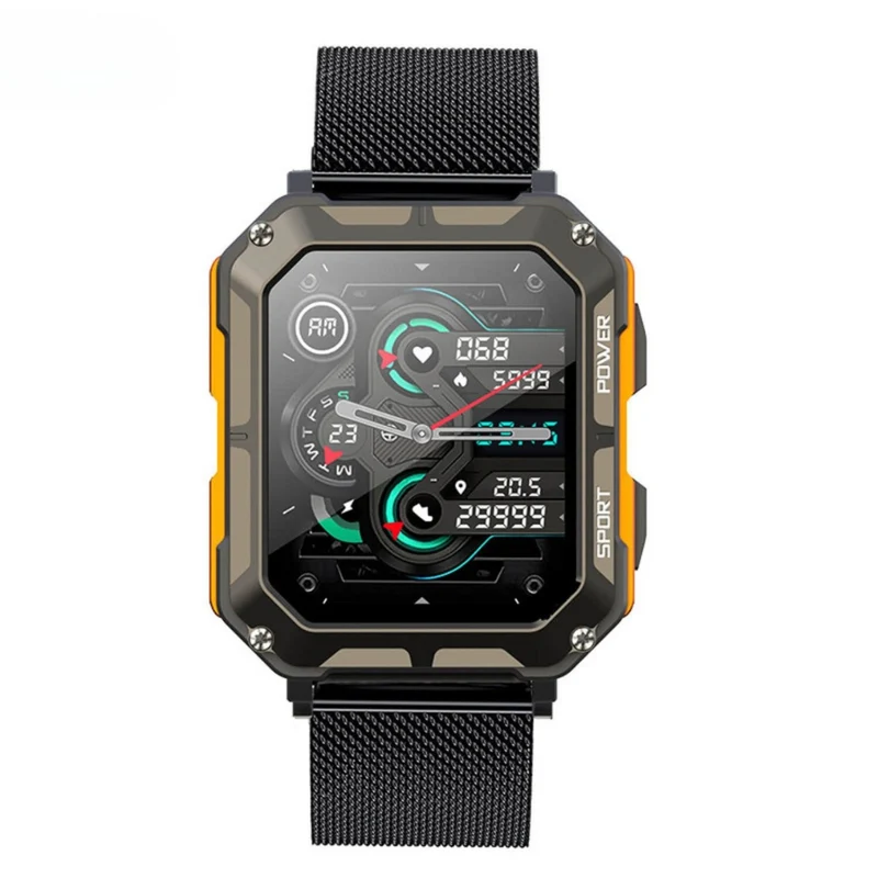 Avanceret Smartwatch med Lang Batterilevetid og iOS/Android