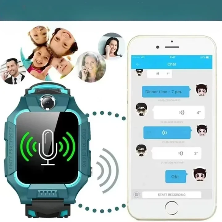 Børne-Smartwatch med GPS & SOS - Tryghed for hele familien