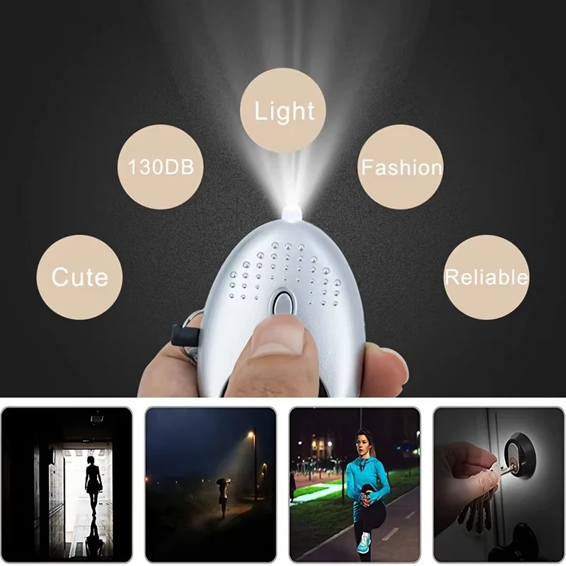 Bærbar Sikkerhedsnøglebundt med 10-i-1 Selvforsvarsværktøjer