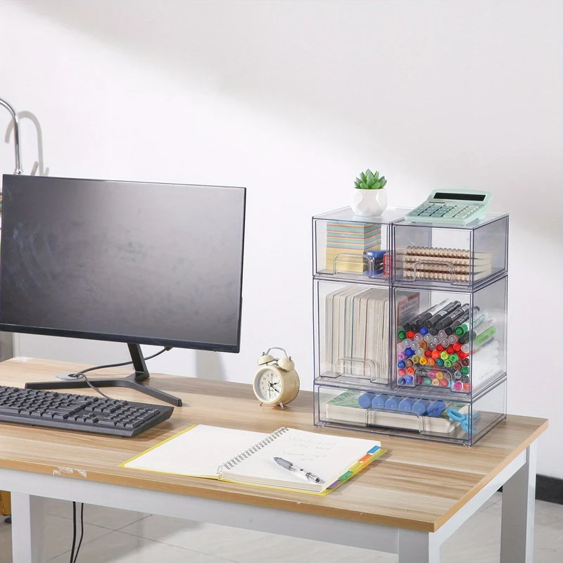 Stabelbare Akrylskuffer: Optimal Opbevaring til Hjemmet
