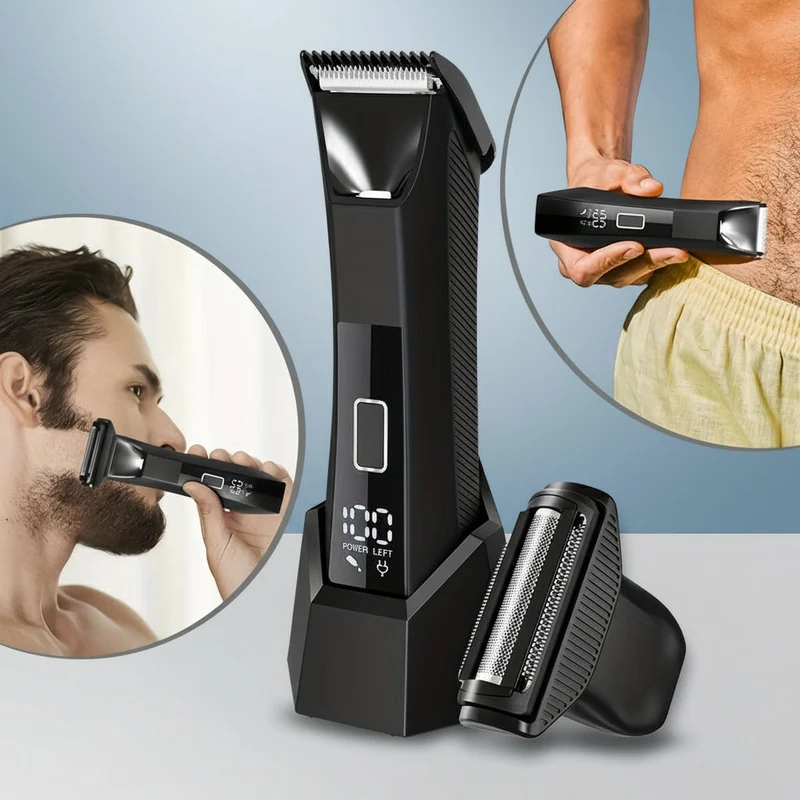 Genopladelig Kropshår Trimmer til Mænd med USB Opladning