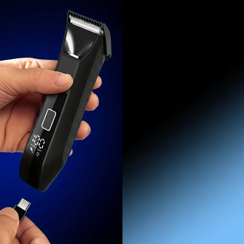 Genopladelig Kropshår Trimmer til Mænd med USB Opladning