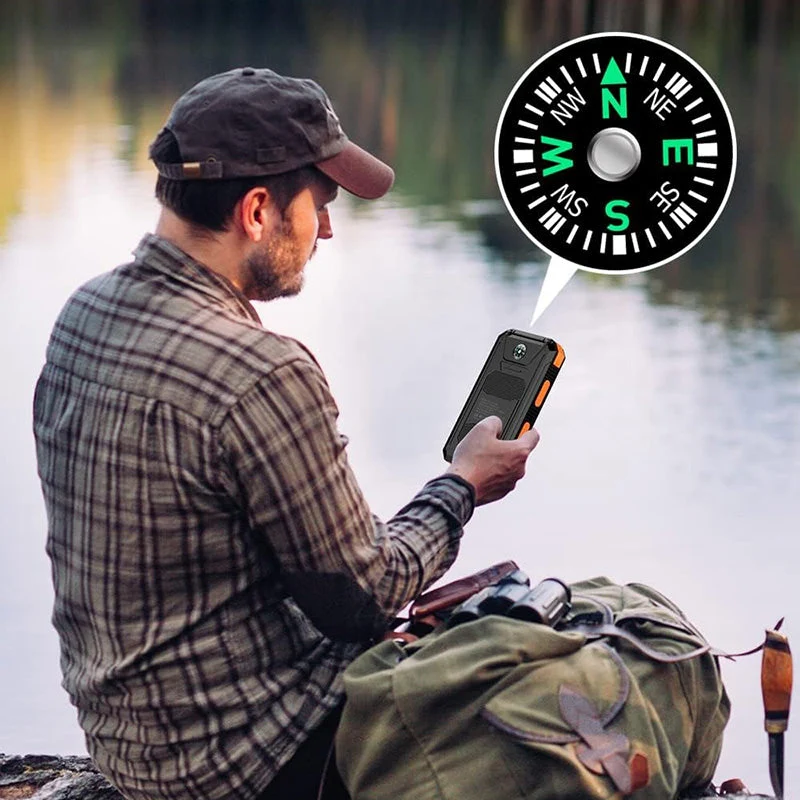 Solcelledrevet Powerbank til Outdoor Eventyrere