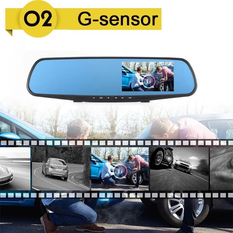 Smart Bakspejl Kamera med HD 1080P og Natvision