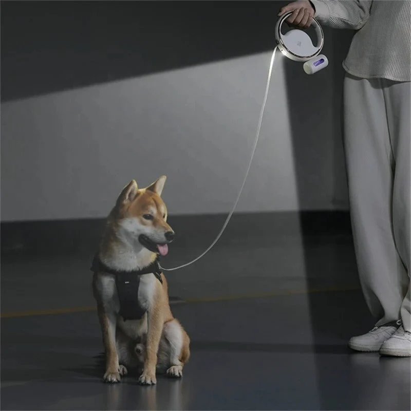 Automatisk Hundesnor med LED - Sikkerhed og Komfort i Én