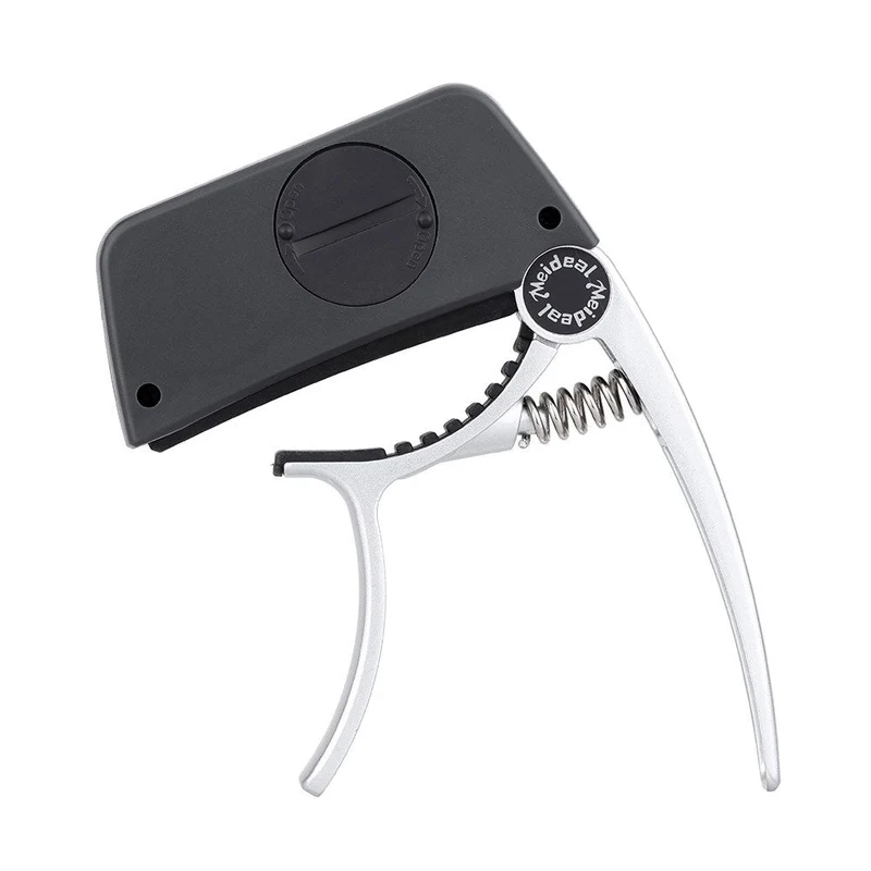 Professionelt 2-i-1 Capo og Tuner til Guitare