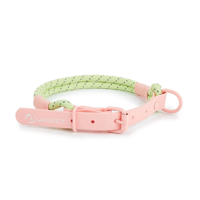 Stilfuldt og Vandtæt Hundehalsbånd med Bonbon Design