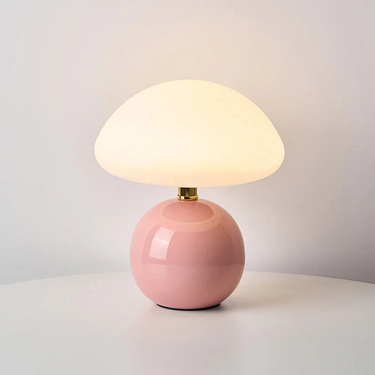 Elegant Svampeformet Lampe med Justerbar Belysning