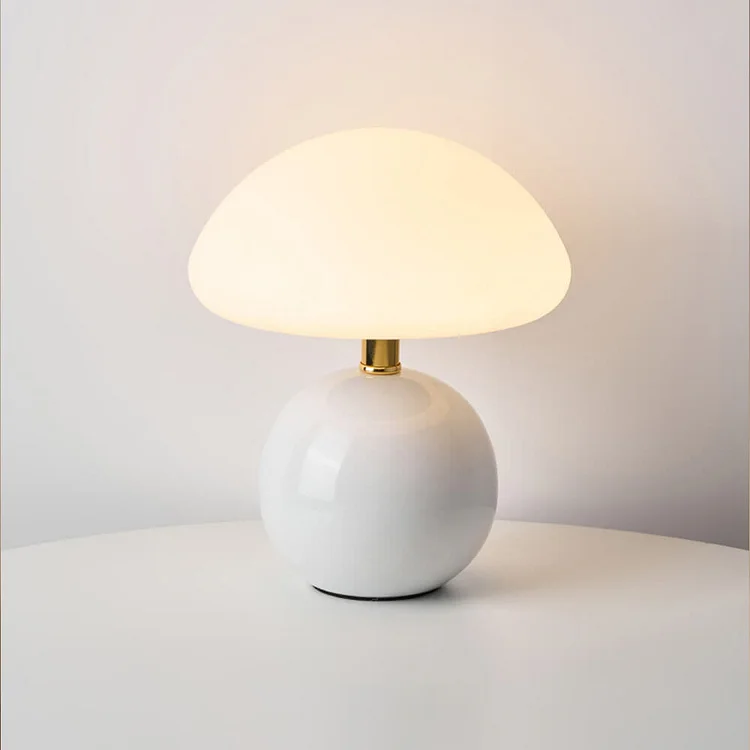 Elegant Svampeformet Lampe med Justerbar Belysning